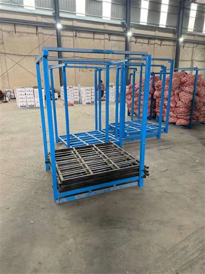 Προσαρμόσιμο μεταλλικό ράφι σκόρδου για στέγνωμα στον αέρα του νέου συγκομισμένου φρέσκου σκόρδου